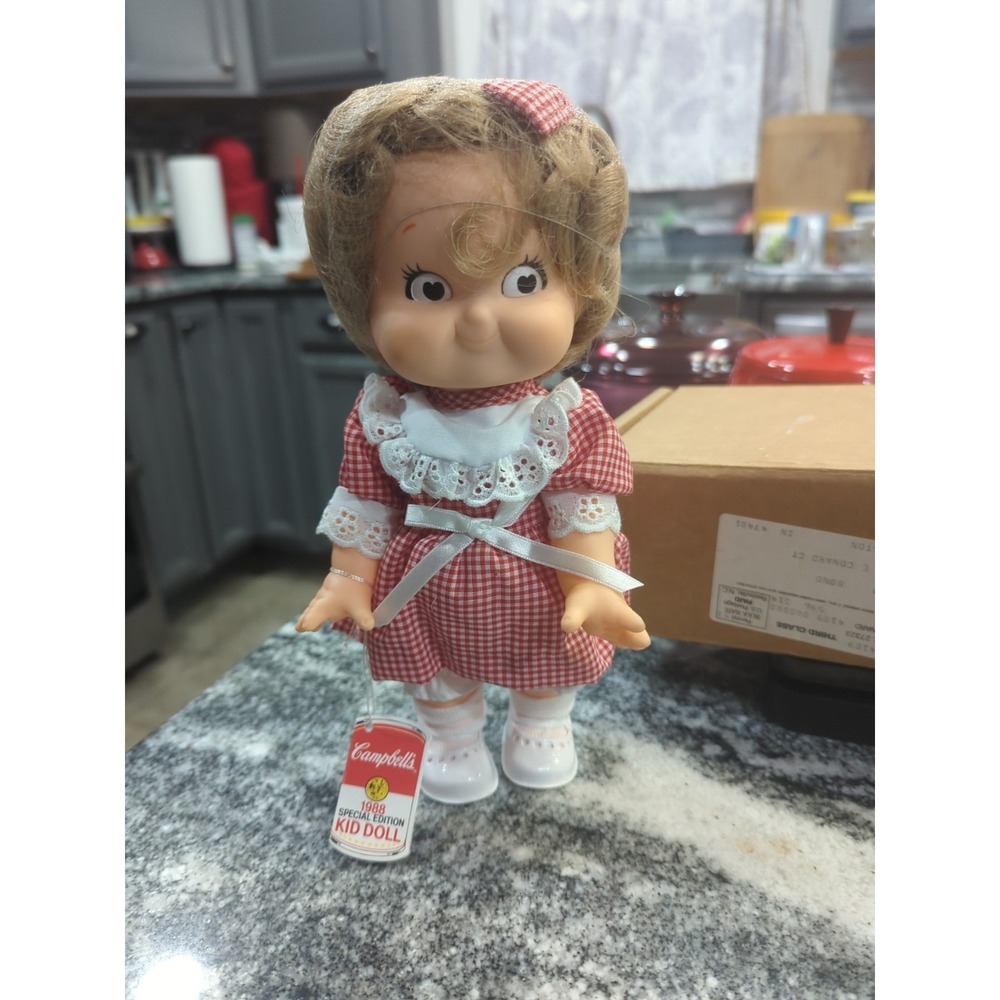 Vintage 1988 Campbell's Soup Kid Doll Special Edition 10" NOS